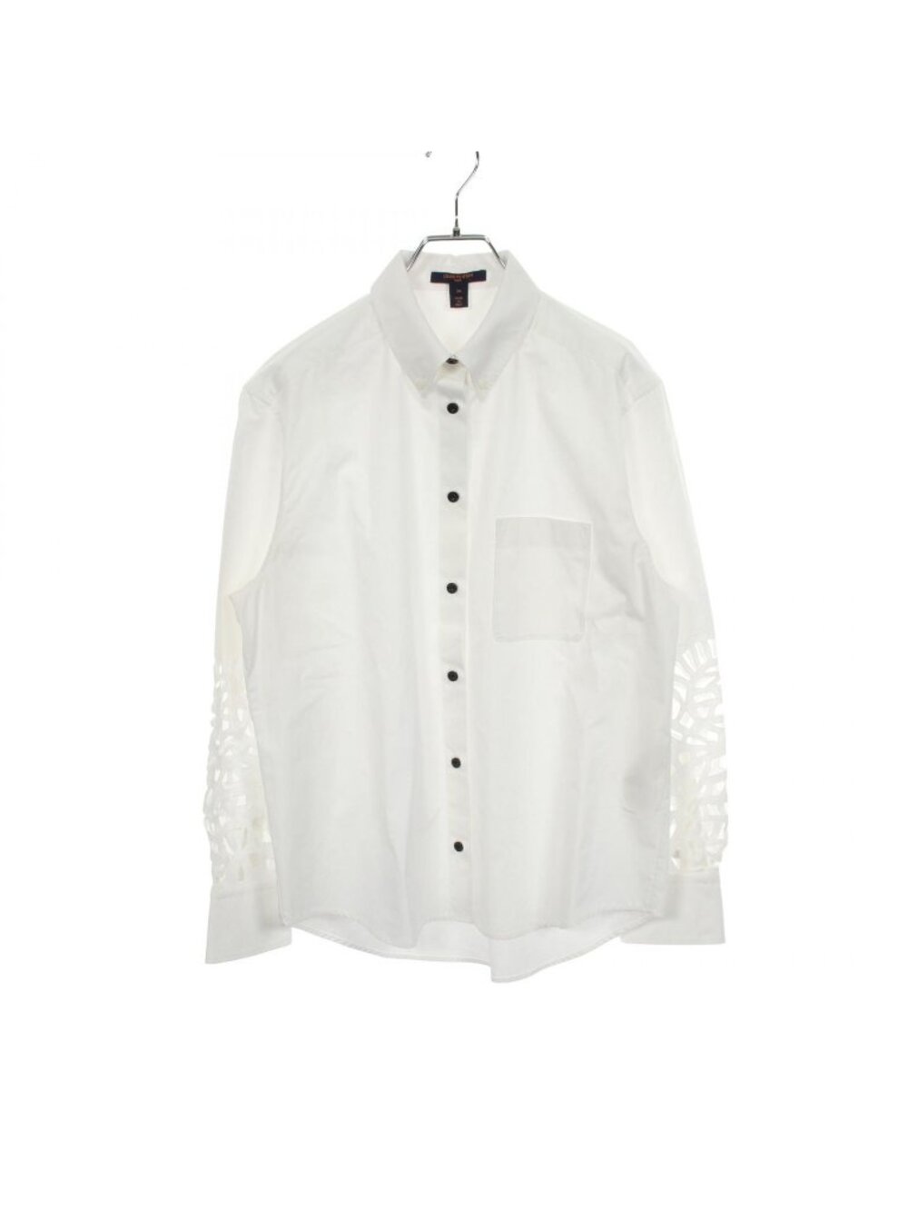 Louis Vuitton Cutout Button Down Long Sleeve 81 Cotton Shirt